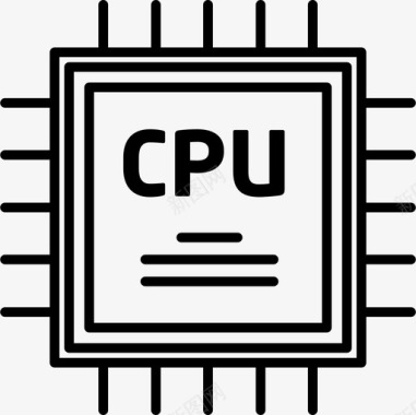 cpu硬件冲程图标图标