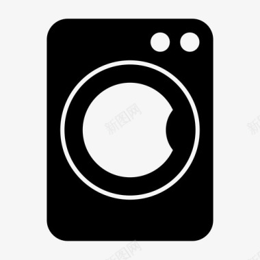 洗衣机烘干机洗衣粉图标图标