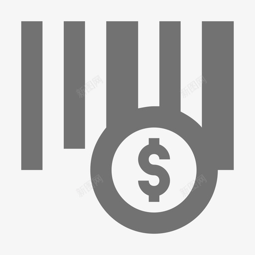 价格条码金融物料标图标svg_新图网 https://ixintu.com 价格条码 金融物料设计图标