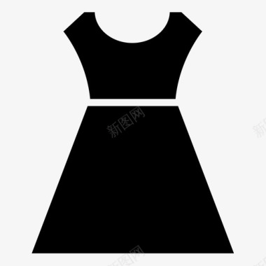 连衣裙衣服服装图标图标