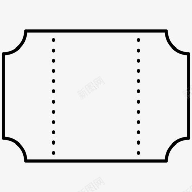 入场券音乐会优惠券图标图标