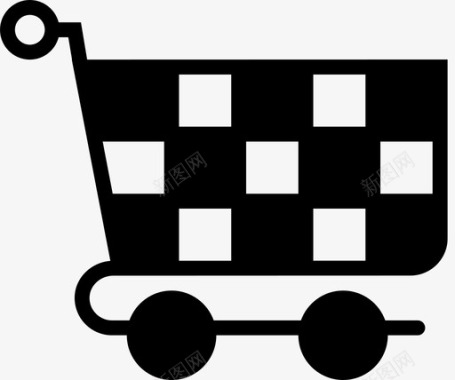 购物车购物在线结账图标图标