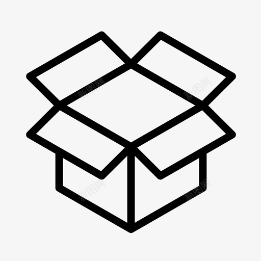 盒子黑盒子漂亮的盒子图标svg_新图网 https://ixintu.com 井盒 包装 图标简单线 打开 漂亮的盒子 白盒子 盒子 金融和商业 黑盒子