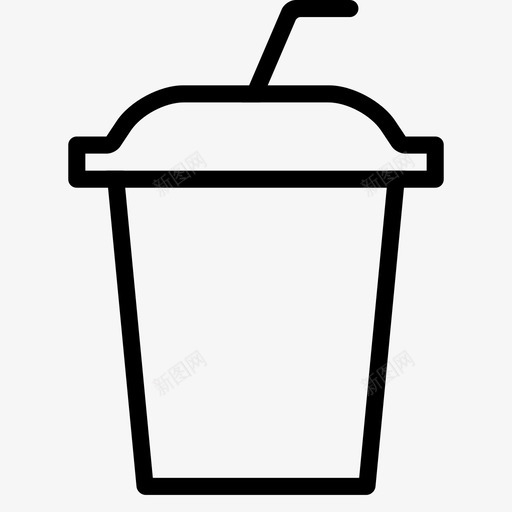 纸杯外卖吸管图标svg_新图网 https://ixintu.com 冰沙饮料 吸管 咖啡 外卖 果汁 水 水壶 片 纸杯 饮料 马克杯