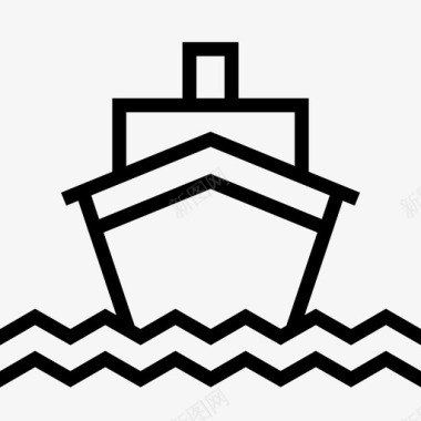 船游轮远洋班轮图标图标