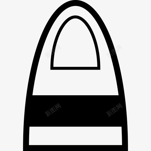 带条纹和女性形状的购物袋商业购物商店图标svg_新图网 https://ixintu.com 商业 带条纹和女性形状设计的购物袋 购物商店