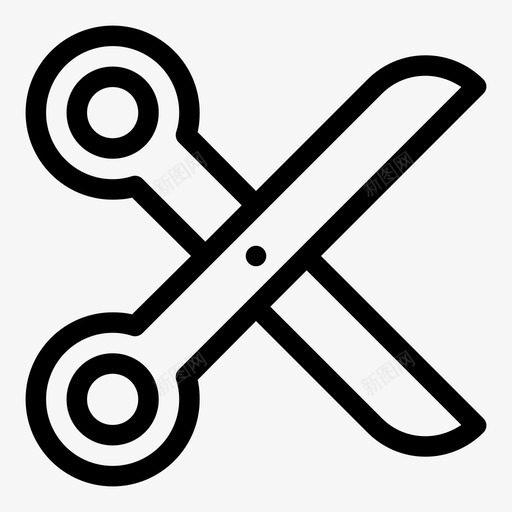 剪刀修剪器工具图标svg_新图网 https://ixintu.com 修剪器 剪刀 工具