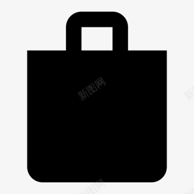 购物袋书包背包图标图标