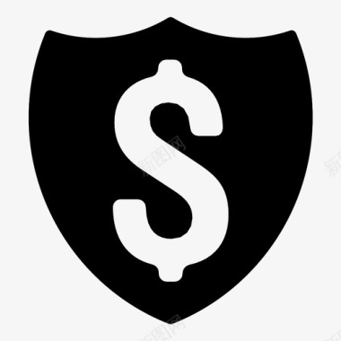 金融保护安全保障图标图标