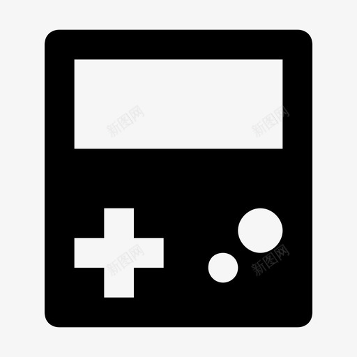 游戏男孩视频游戏材料标图标svg_新图网 https://ixintu.com 游戏男孩 视频游戏材料设计图标