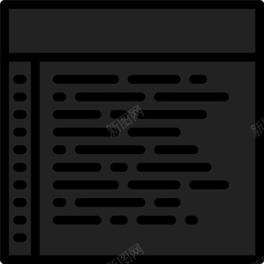 编码应用程序窗口用户图标图标