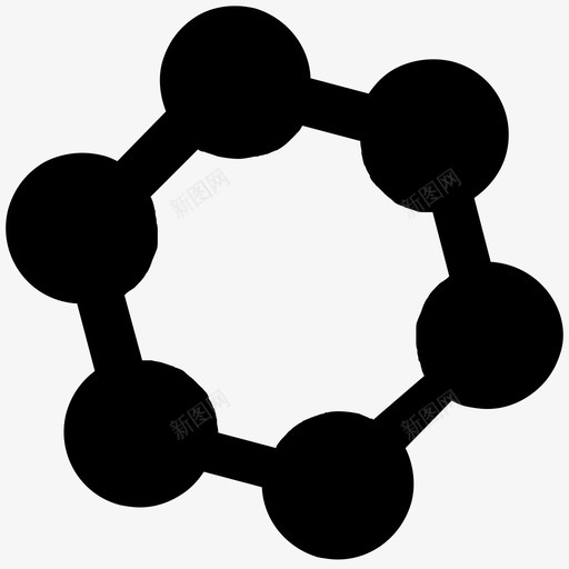 分子和开发大胆的固体图标svg_新图网 https://ixintu.com 分子 设计和开发大胆的固体图标