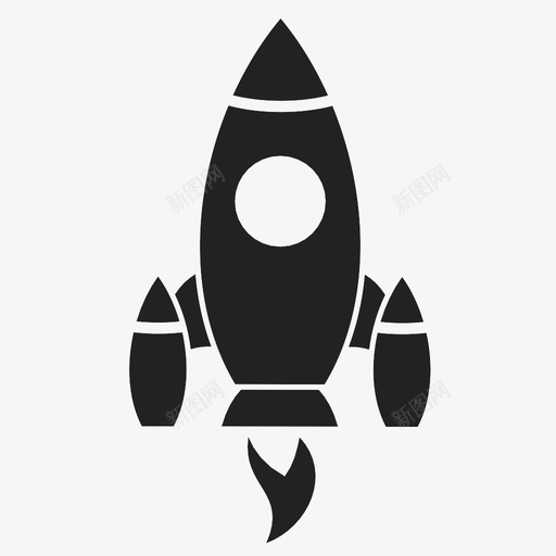 火箭快速旅行宇宙图标svg_新图网 https://ixintu.com 卫星 地球之上 太空 宇宙 快速旅行 月球 火箭 研究 运输