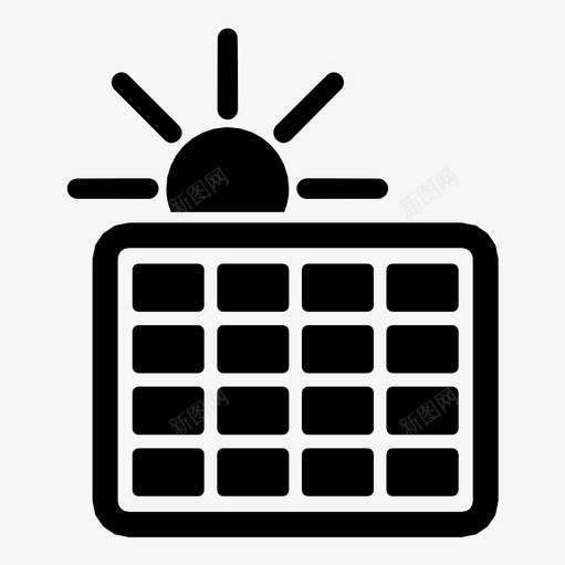 太阳能星星天空图标svg_新图网 https://ixintu.com 发电厂 天空 太阳 太阳能 星星 流量 清洁能源 电力 能源