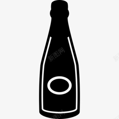 酒瓶食物饮料套装图标图标