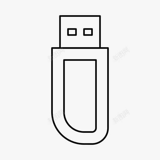 闪存驱动器数据笔图标svg_新图网 https://ixintu.com usb 存储器 工作 数据 笔 闪存驱动器