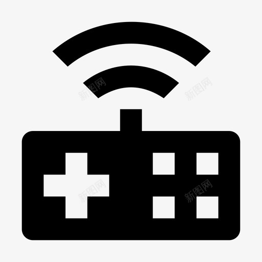 游戏控制板无线游戏控制板游戏板图标svg_新图网 https://ixintu.com 无线游戏控制板 游戏控制板 游戏板