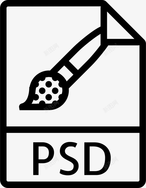 psd文件软件photoshop图标svg_新图网 https://ixintu.com adobe photoshop psd文件 smashicons文件类型大纲 扩展名 数据 文档 类型 计算机 软件