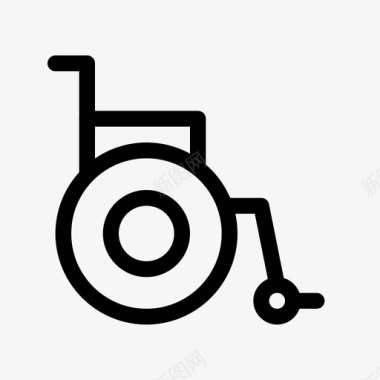 轮椅不同能力身体残疾图标图标