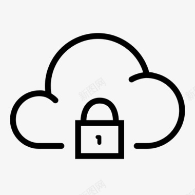云锁存储安全图标图标