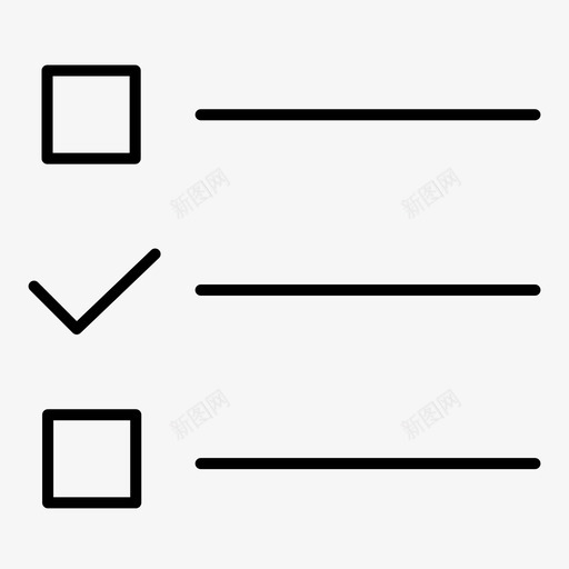 清单任务查看图标svg_新图网 https://ixintu.com 任务 基本图标集 待办事项 查看 测量 浏览 清单 细读 项目