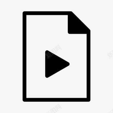 视频文件文档电影图标图标