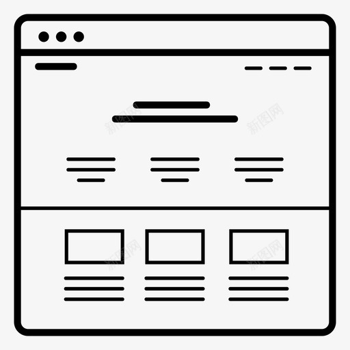 布局网站可用性图标svg_新图网 https://ixintu.com 可用性 在线 布局 模型 浏览器 用户界面 用户界面模型集合 线框 网站 计算机 设计