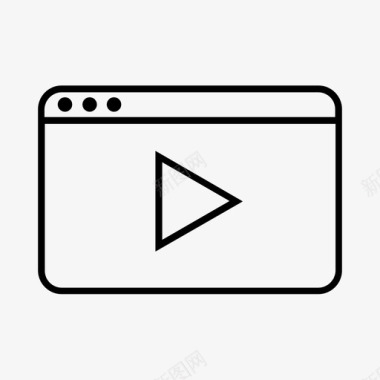播放视频时间流逝图标图标