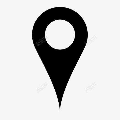 地图标记地标图钉svg_新图网 https://ixintu.com 位置 图钉 地图标记 地标 定位销 标记 点