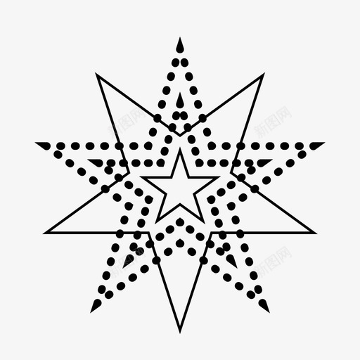 星星9天空直线图标svg_新图网 https://ixintu.com 几何 名人 名声 天空 星星 星星9 点 直线 等级 虚线 财富