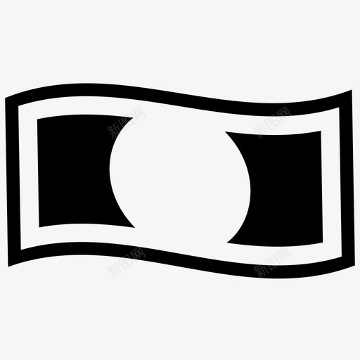 现金钞票面包图标svg_新图网 https://ixintu.com 晚餐 现金 穆拉 结帐 蛋糕 钞票 钱 零钱 面包