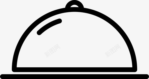 cloche客房服务餐厅图标svg_新图网 https://ixintu.com cloche 乐队 住所 信息 客房服务 插针 音乐 餐厅 餐饮 餐饮托盘