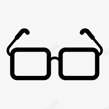 眼镜镜框镜片图标图标