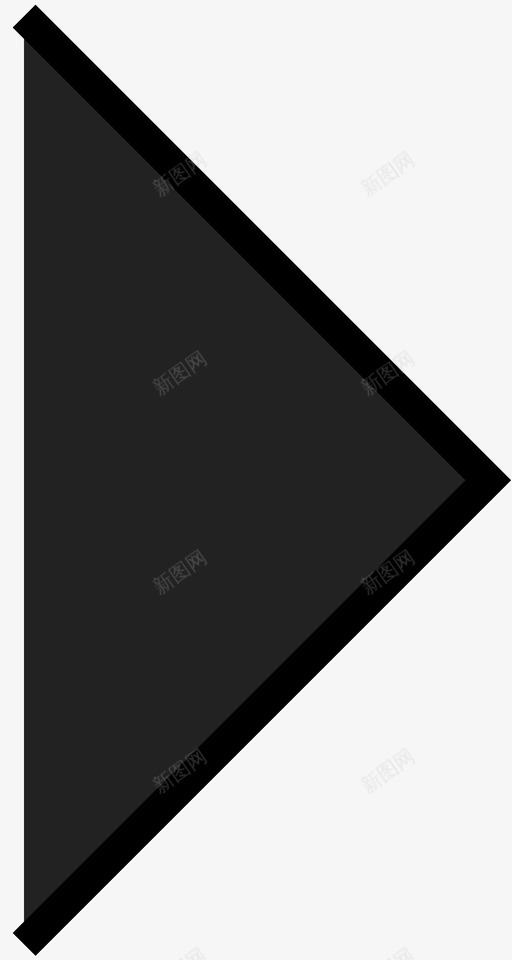 右角箭头图标svg_新图网 https://ixintu.com 东 右 导向 方向 移动 箭头 角