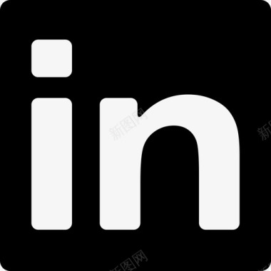 LinkedinSquare徽标coolicons图标图标