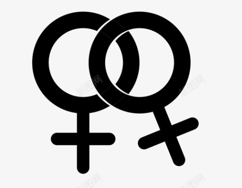 女性象征性别象征图标图标