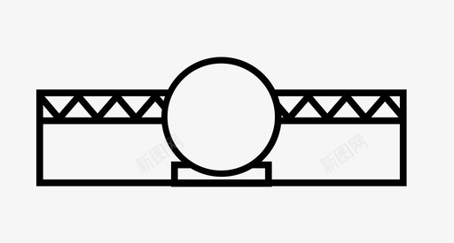 拉维莱特城市科学巴黎纪念碑图标svg_新图网 https://ixintu.com 巴黎纪念碑 拉维莱特城市科学