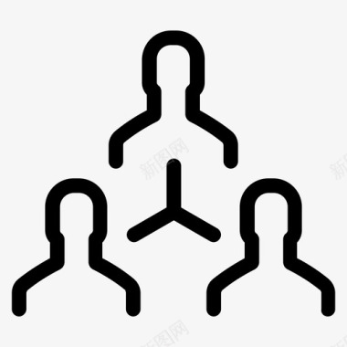 团队人员层级图标图标