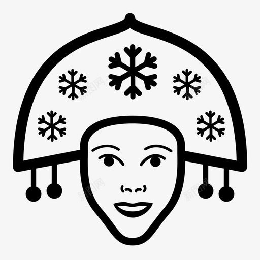 雪人展示品物品图标svg_新图网 https://ixintu.com 冬天 圣诞节 展示品 新年 材料 物品 雪人