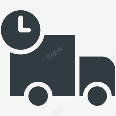 送货车旅行酷标图标图标