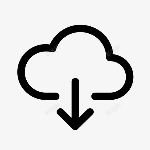 升级获取图标svg_新图网 https://ixintu.com 上载 下载 云 保存 包含 升级 存储 检索 获取