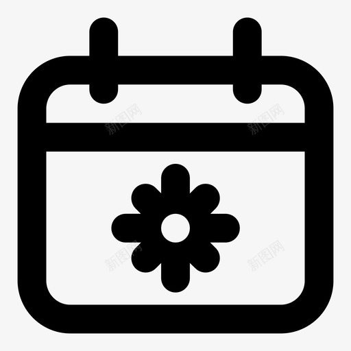 冬历周雪日图标svg_新图网 https://ixintu.com 假日 冬历 十二月 周 圣诞节 圣诞节粗体轮廓 度量 日期 雪日