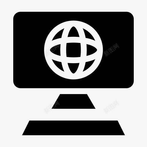 桌面浏览器网站冲浪图标svg_新图网 https://ixintu.com iternet 云 互联网 冲浪 字形 桌面浏览器 网站 计算机 软件