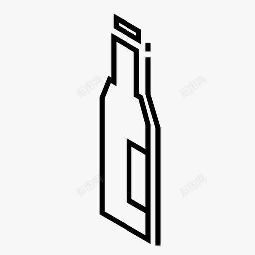 瓶子等轴测图图标svg_新图网 https://ixintu.com 瓶子 等轴测图