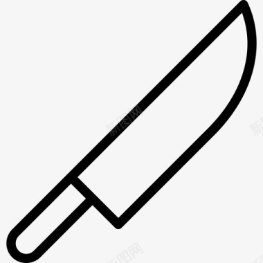 刀刀片厨师图标图标