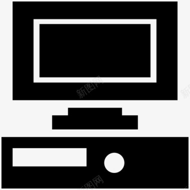 电脑屏幕pc图标图标