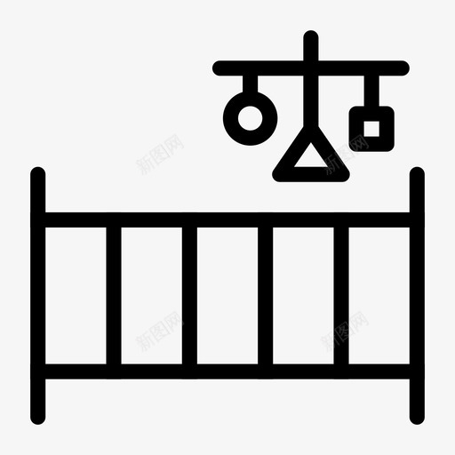 婴儿床婴儿免提图标svg_新图网 https://ixintu.com 估计 儿童 免提 婴儿 婴儿床 平滑儿童 床 新生儿 电子商务 预测