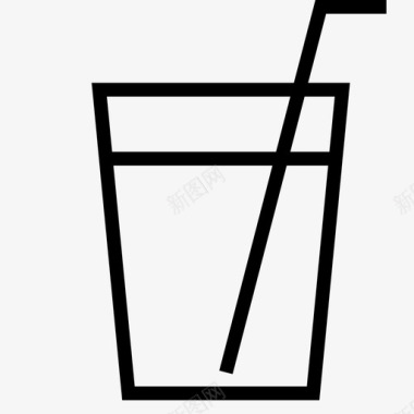 玻璃杯饮料保温图标图标