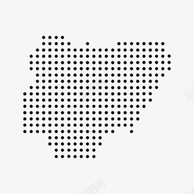 尼日利亚非洲国家图标图标
