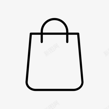 购物袋管理信息图标图标
